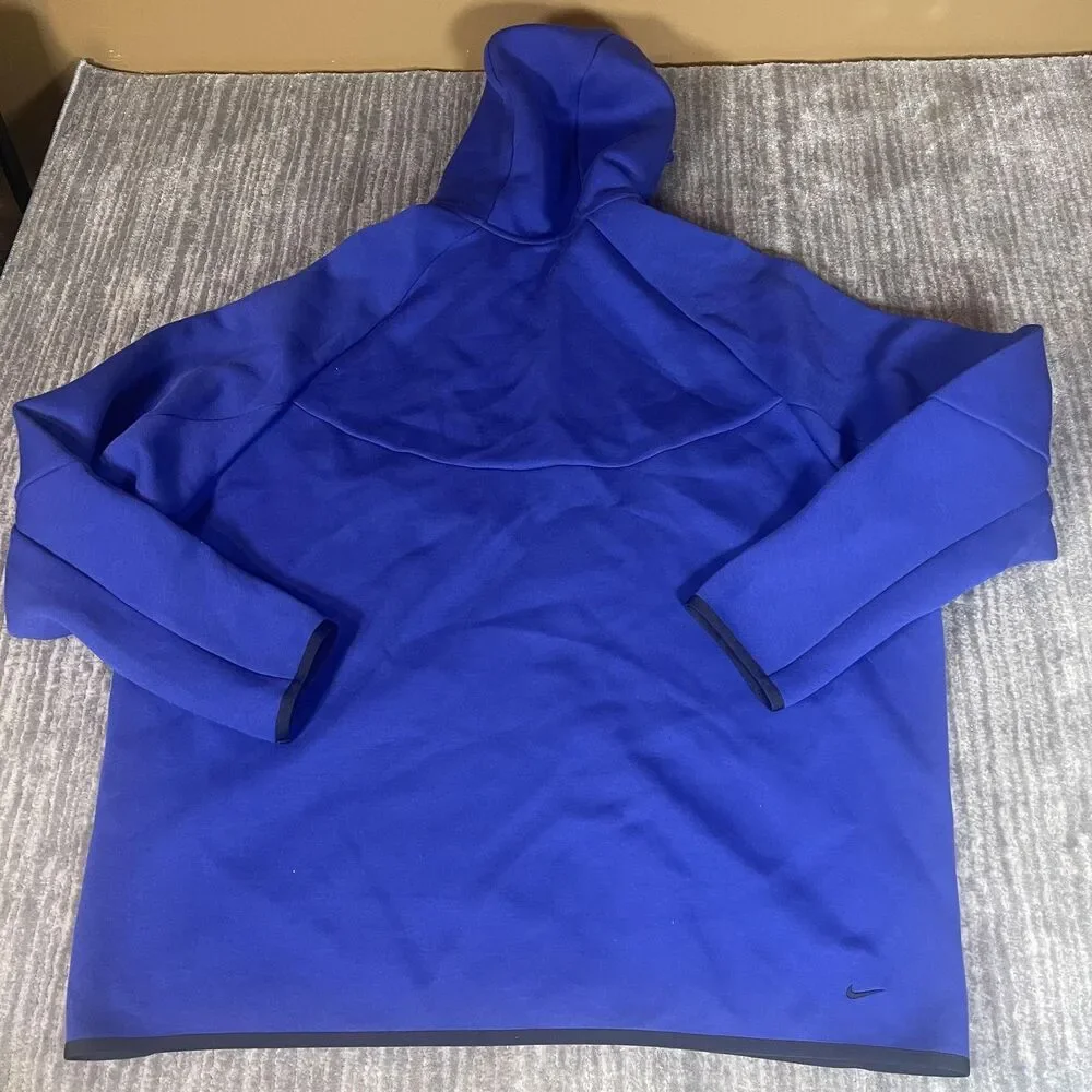 Nike Tech Fleece Hoodie Jacket Mens 3XL Blue Full Zip Windrunner HV0949-539
